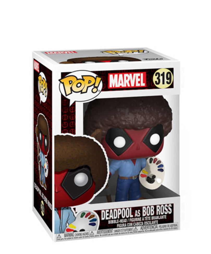 Deadpool as Bob Ross