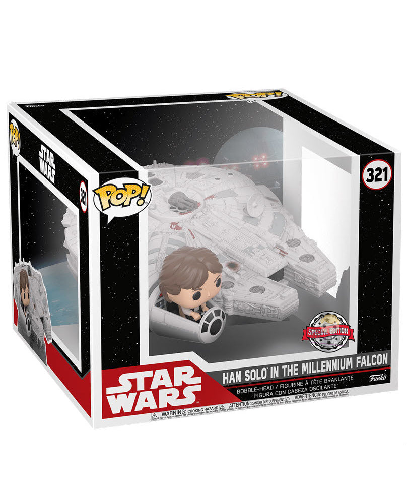 Han Solo in the Millennium Falcon