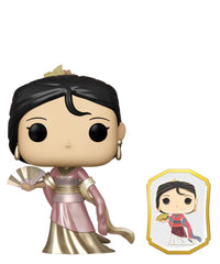 Mulan (Dancing) (Gold) with Pin