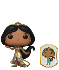 Jasmine (Gold) with Pin