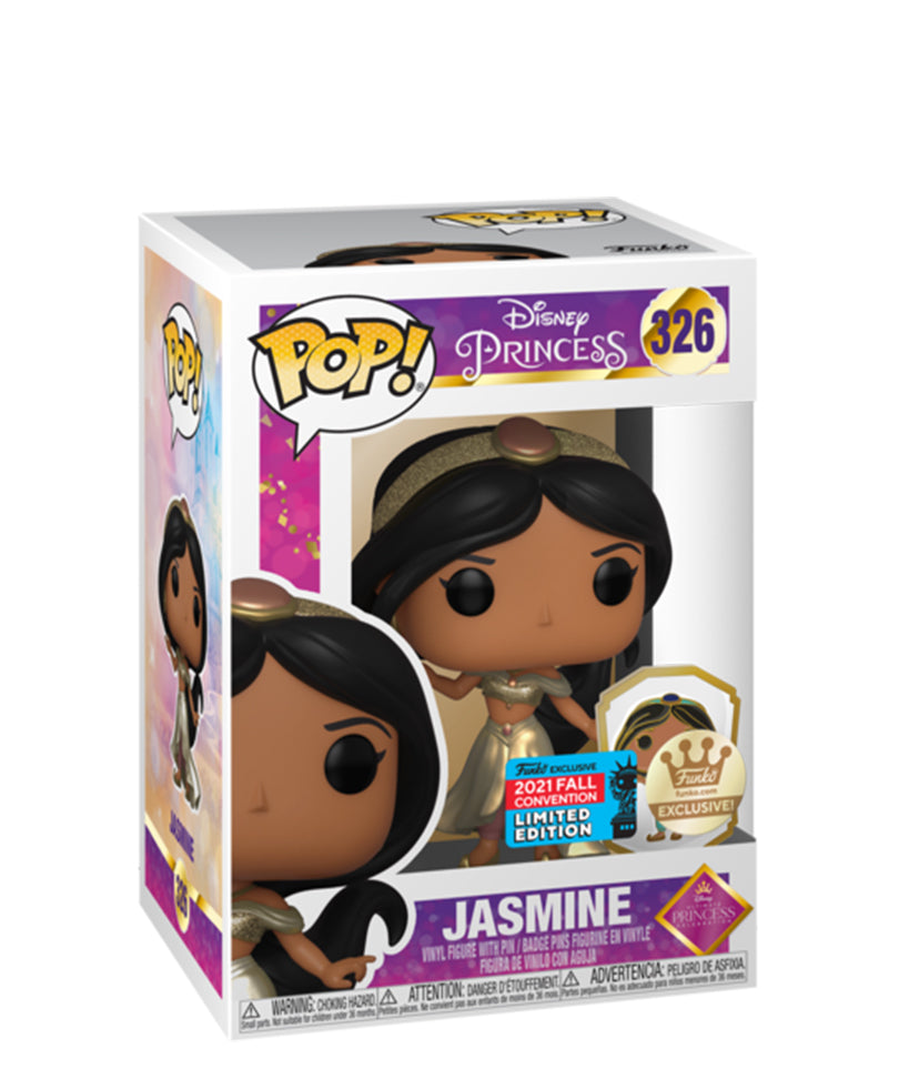 Jasmine (Gold) with Pin