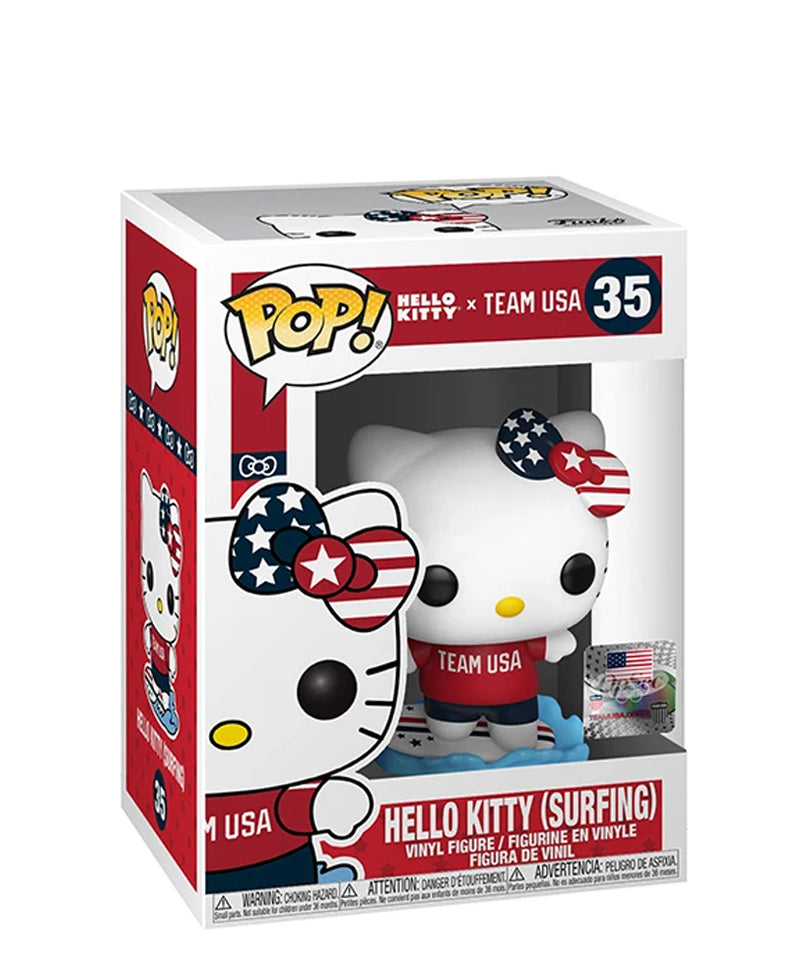 Surfing Hello Kitty