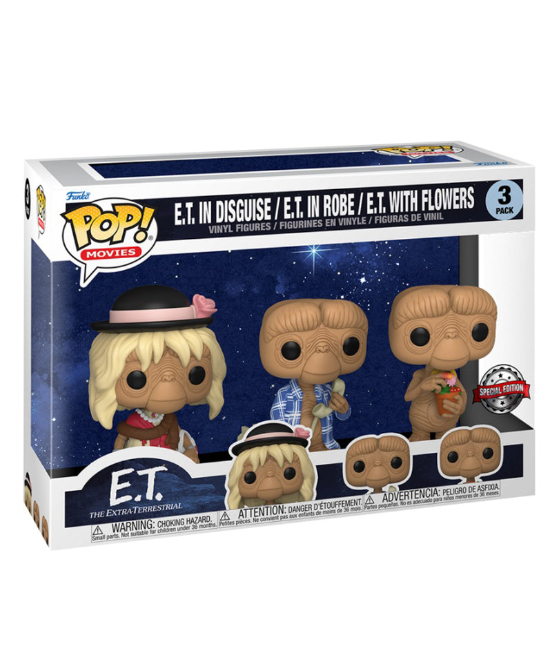 E.T. in Disguise / E.T. in Robe / E.T. with Flowers (3-Pack)