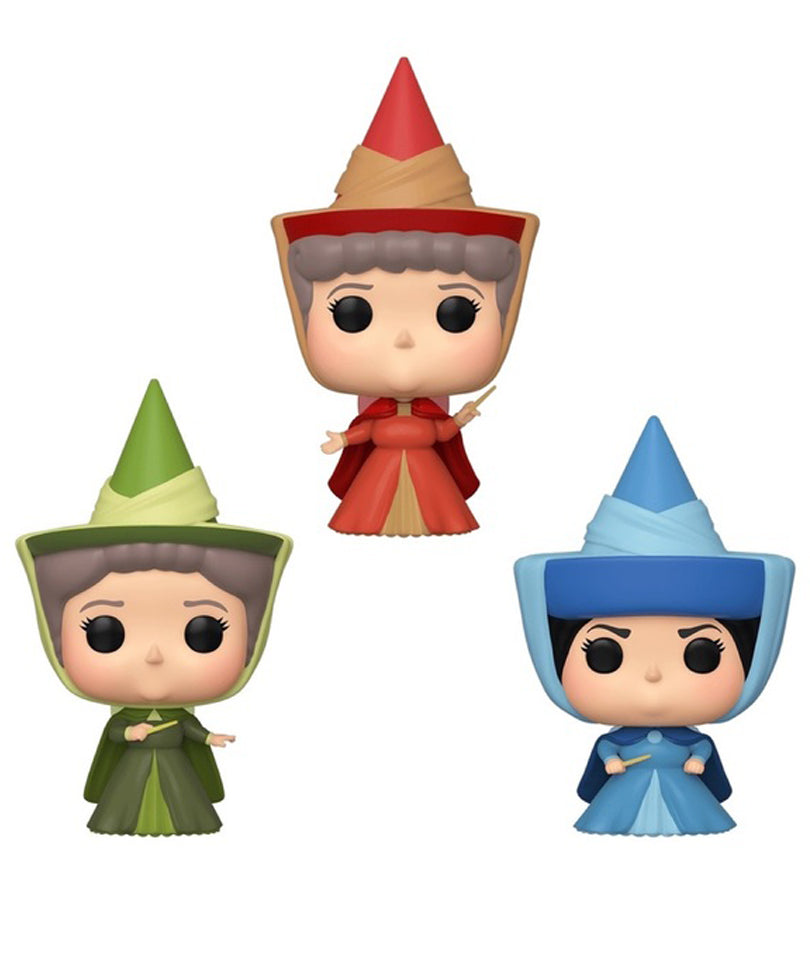 Fauna - Flora - Merryweather Fairy Godmother 3-Pack Spring Convention