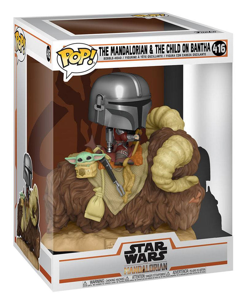 The Mandalorian & The Child on Bantha