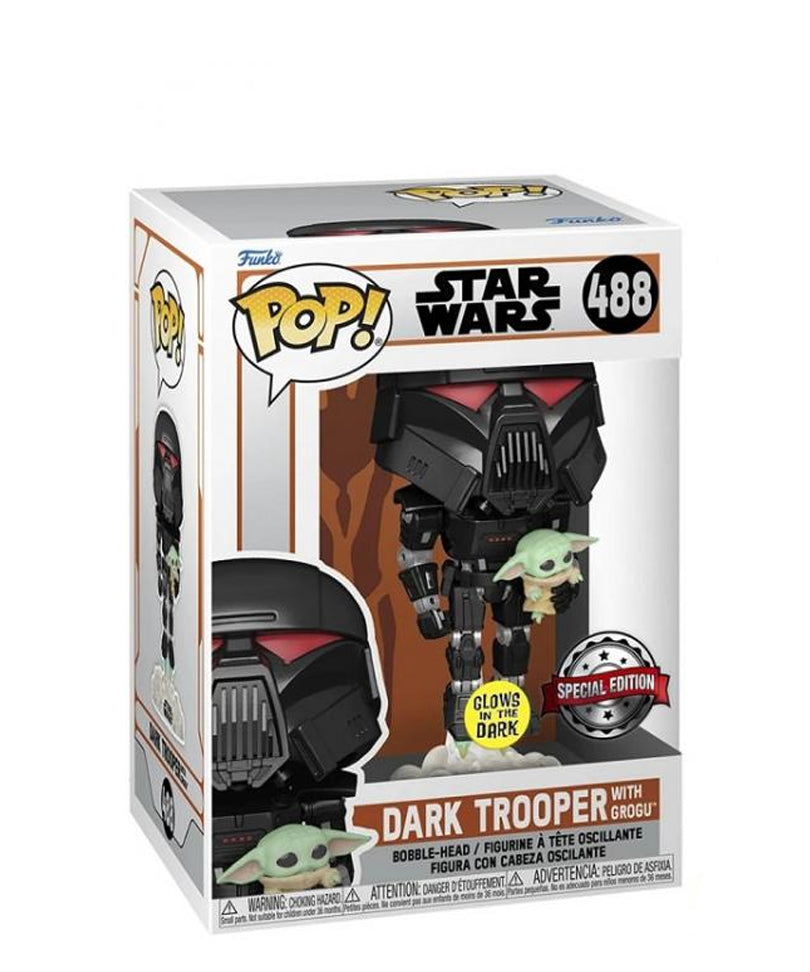 Dark Trooper With Grogu (Glow in the Dark)