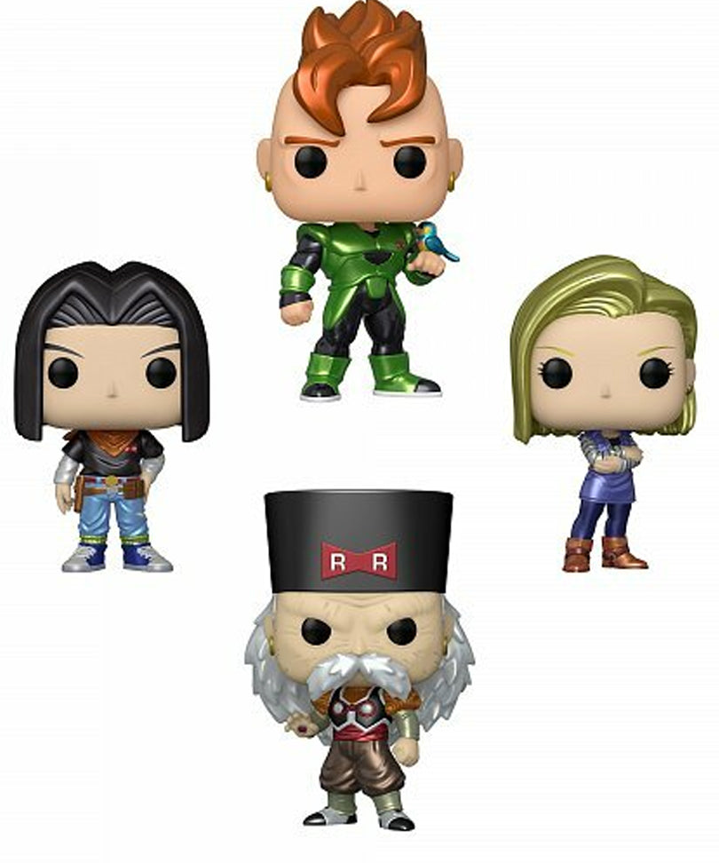 Android 16 / Android 17 / Android 18 / Dr. Gero (4-Pack)