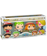 Monkey D. Luffy / Roronoa Zoro / Nami / Sanji (4-Pack)