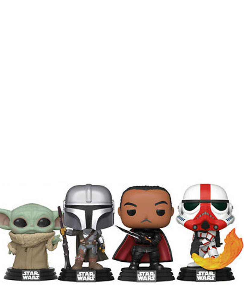 The Mandalorian, Grogu, Moff Gideon & Incinerator Trooper