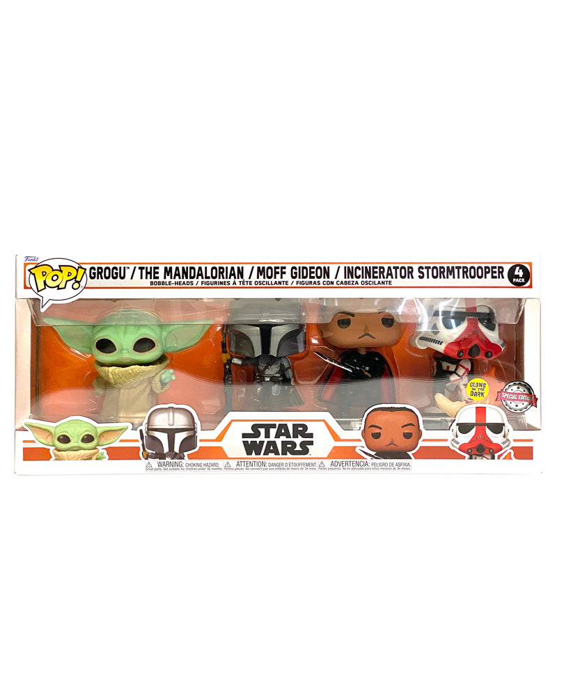 The Mandalorian, Grogu, Moff Gideon & Incinerator Trooper