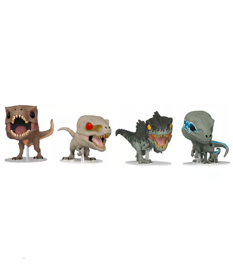 Tyrannosaurus / Atrociraptor / Giganotosaurus / Velociraptor (4-Pack)