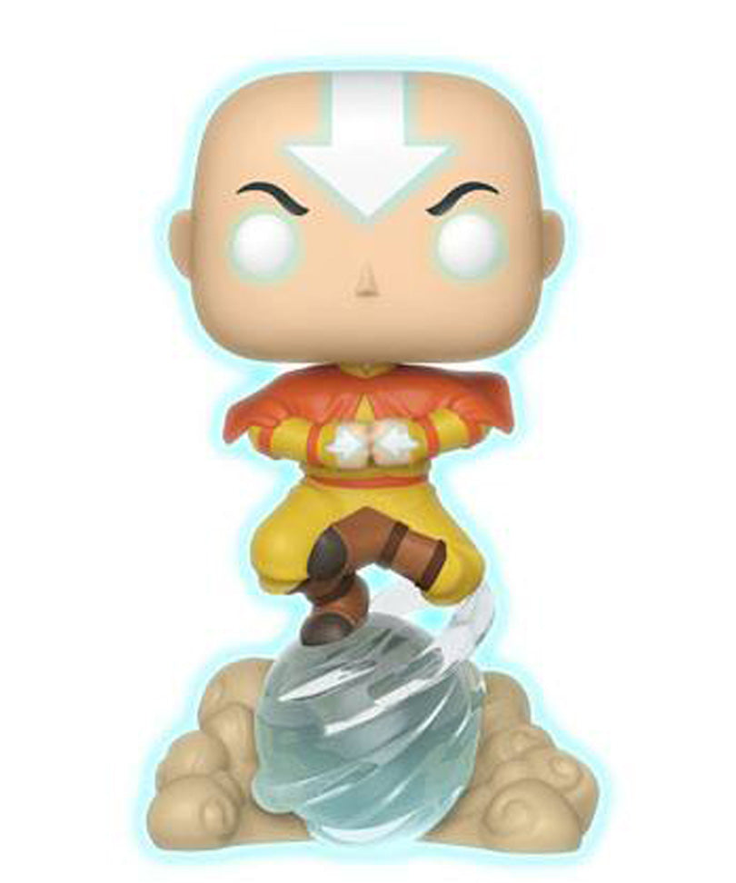 Aang on Airscooter (Avatar State) (Chase)
