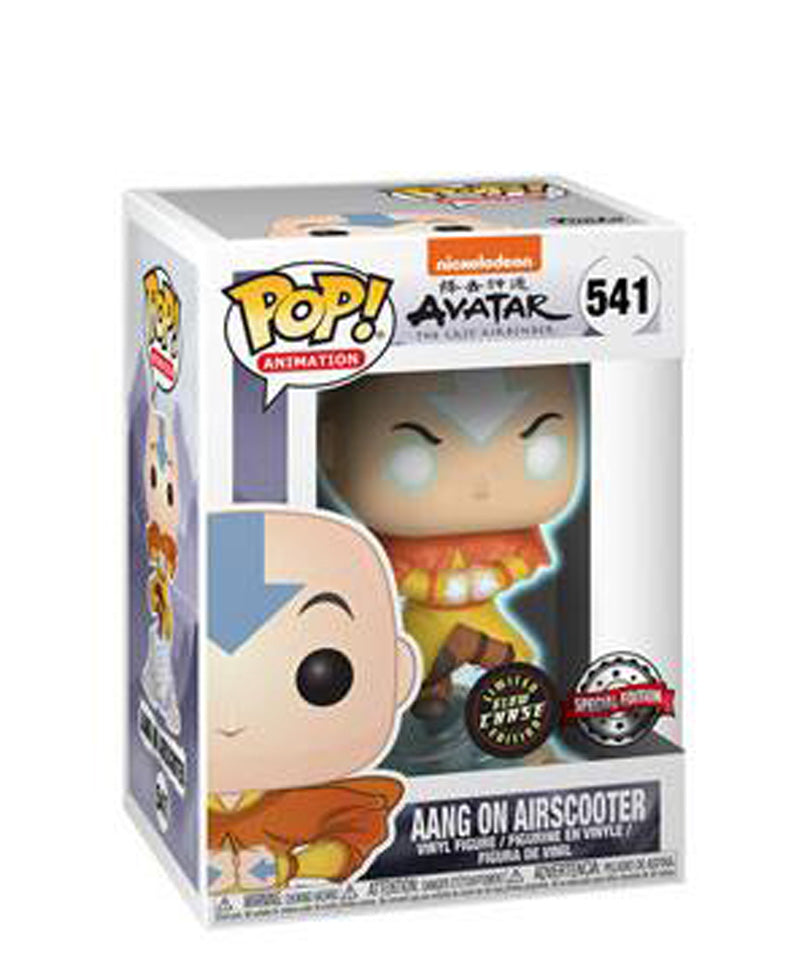 Aang on Airscooter (Avatar State) (Chase)