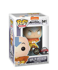 Aang on Airscooter (Avatar State) (Chase)