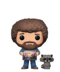 Bob Ross and Raccoon