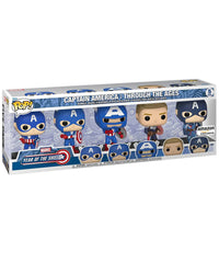 Original Captain America (1941) / Silver Age (1964) / Exoskeleton (1995) / Super Soldier (2005) / Steve Rogers (2016) (5-Pack) [Amazon Exclusive]