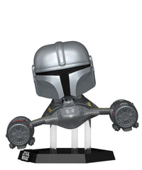 The Mandalorian in N1 Starfighter (with Grogu)