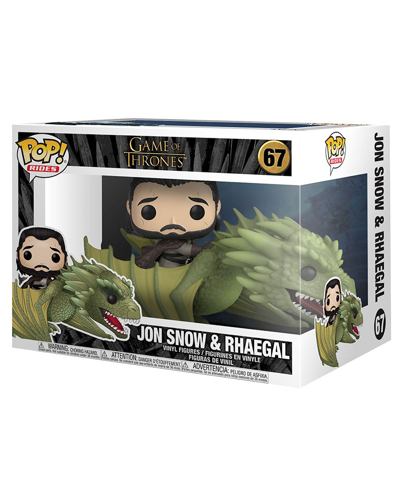 Jon Snow with Rhaegal