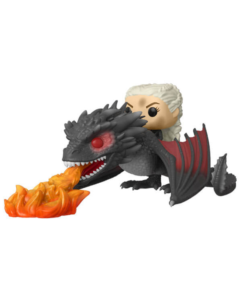 Daenerys with Drogon (Flames)