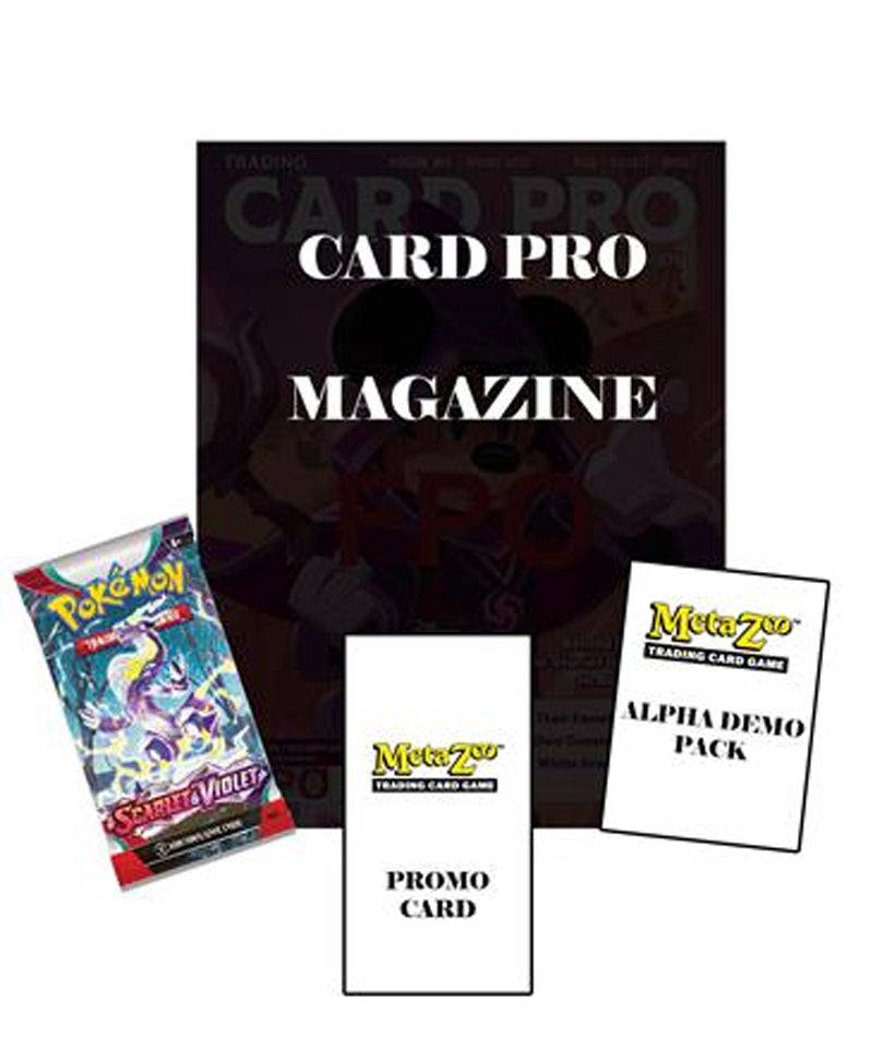 Card Pro ISSUE #1 (Magazine, Metazoo Demo Pack + Promo, Pokemon TCG Pack)