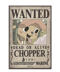 One Piece - Poster: "WANTED CHOPPER" (52X38)