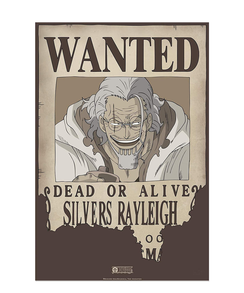 One Piece - Poster: "WANTED RAYLEIGH" (52X38)