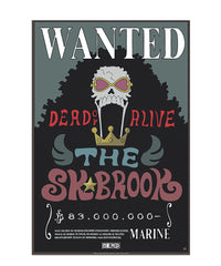 One Piece - Poster: "WANTED BROOK" (52X38)
