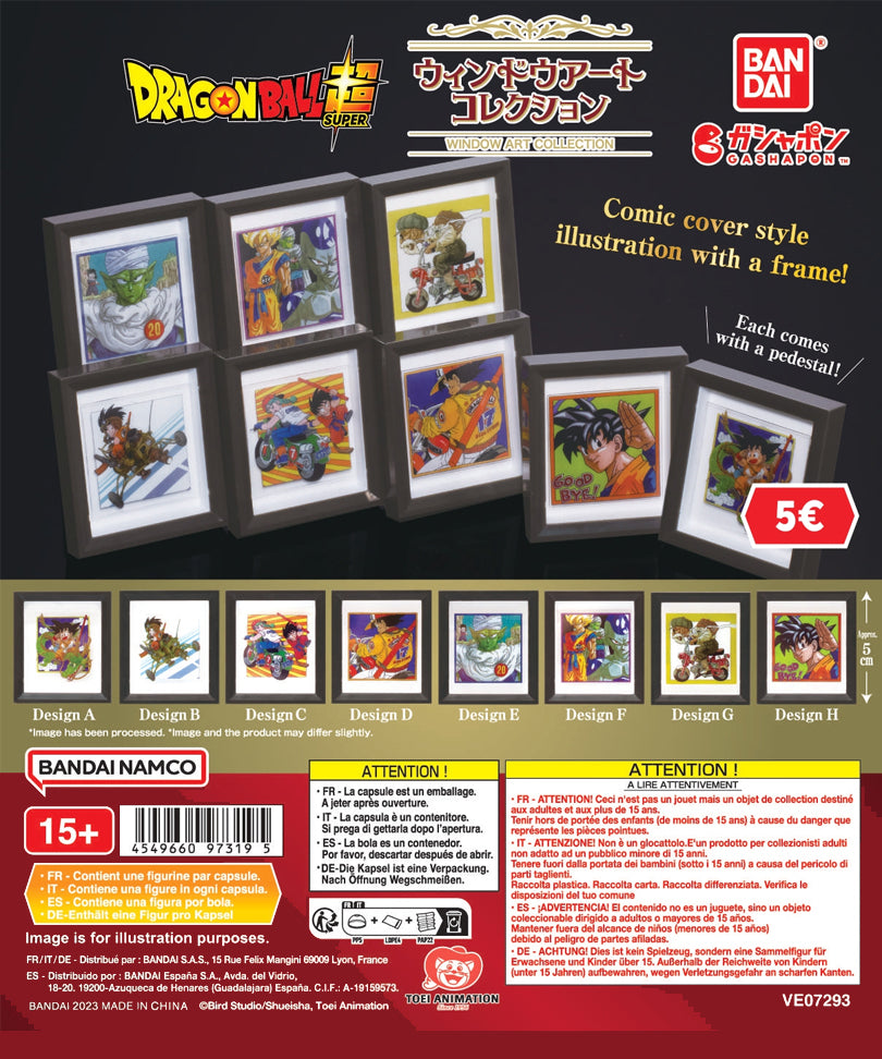 Dragon Ball Gashapon Capsule - Frame Art Collection