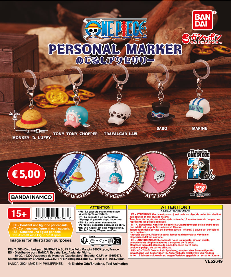 One Piece Gashapon Capsule - Personal Marker