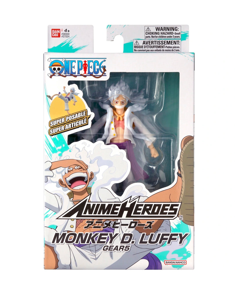 One Piece – Monkey D. Luffy Gear 5 – Action Figure Anime Heroes 17 cm