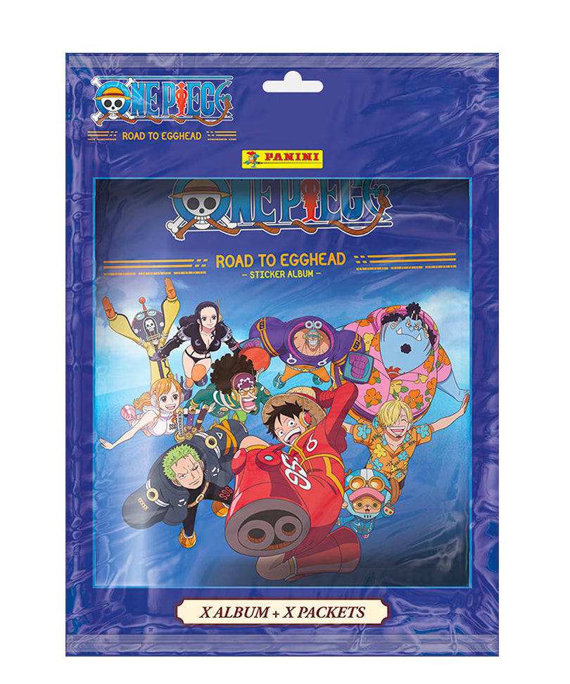 PANINI Stickers - One Piece Road Egghead - Starter Set 5 Buste