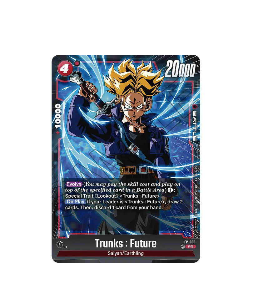 Sayan’s Pride FB-08 Release Event (Dragon Ball Fusion World) Partecipation Trunks : Future FP-068