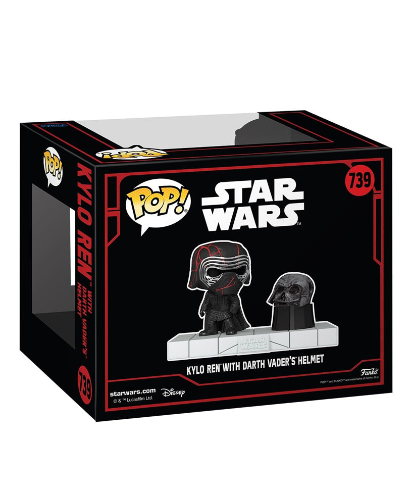 Kylo Ren with Darth Vader's Helmet
