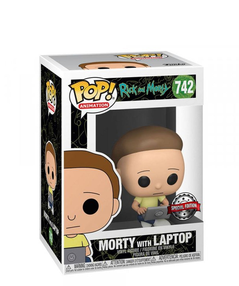 Morty with Laptop