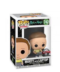Morty with Laptop