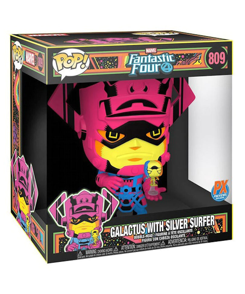 Galactus with Silver Surfer (Blacklight) (10-Inch)