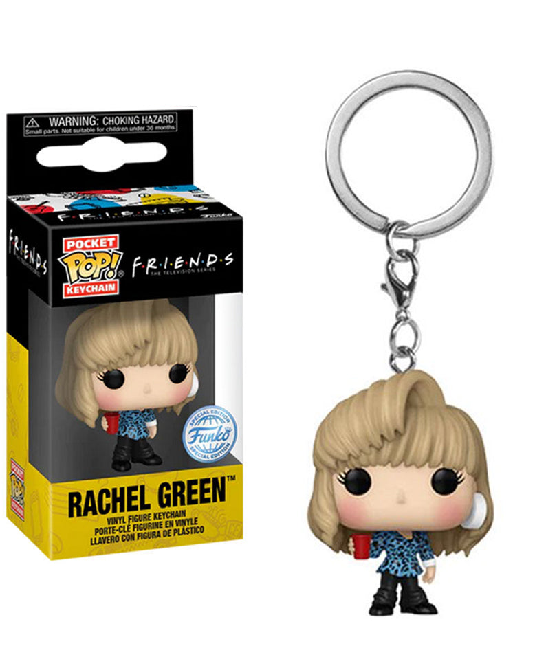 80's Hair Rachel Keychain