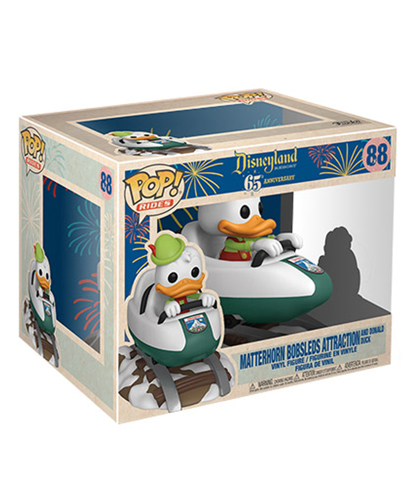 Matterhorn Bobsleds Attraction and Donald Duck
