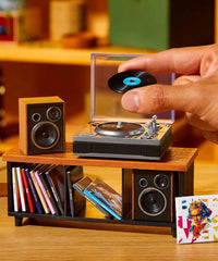 MGA Miniverse Real Music – Mini Giradischi Funzionante con Vinile