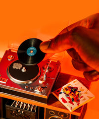 MGA Miniverse Real Music – Mini Giradischi Funzionante con Vinile
