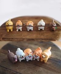 Dogs with Sticks Gashapon Capsule