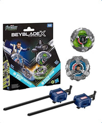 Beyblade X - Marvel Dual Pack: Mister Fantastic 9-65A & Doctor Doom 0-80LO