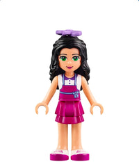 Friends Emma - Magenta Layered Skirt, White Top with Magenta Apron