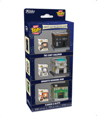 The Leaky Cauldron / Gringott's Wizarding Bank / Flourish & Blotts (3-Pack)