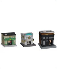 The Leaky Cauldron / Gringott's Wizarding Bank / Flourish & Blotts (3-Pack)