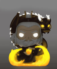 Avatar Roku with Dragon (Glows in the Dark)