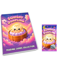 Squishy Dumpling Card Raccoglitore + 1 Busta