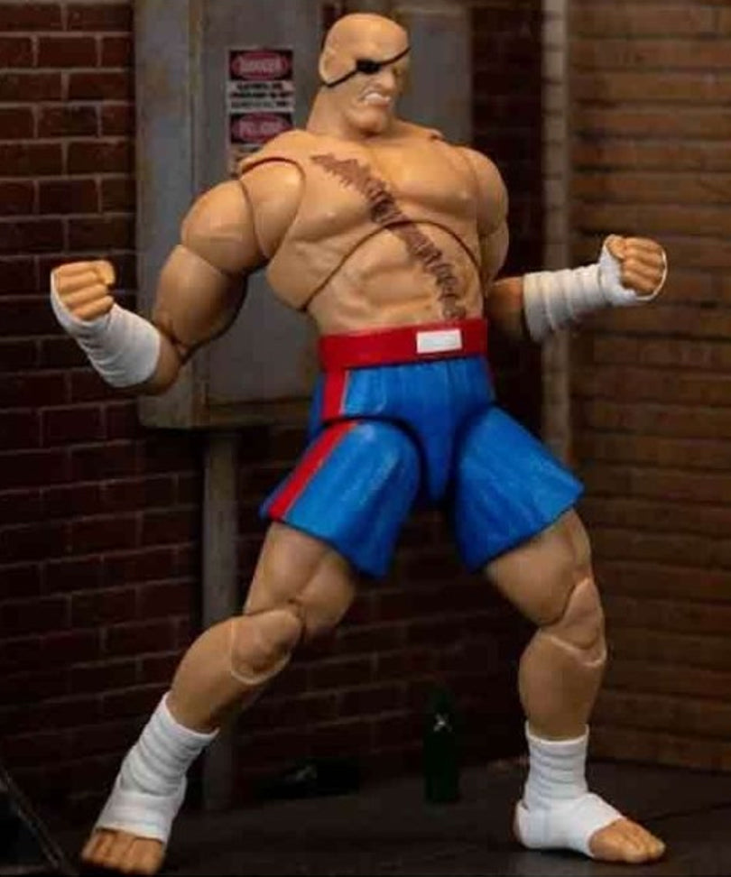 Street Fighter II: Sagat - Action Figure Deluxe in Scala 1:12