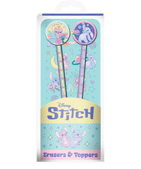 Stitch & Angel - Space Rocks - Set of 2 Pencils with Toppers