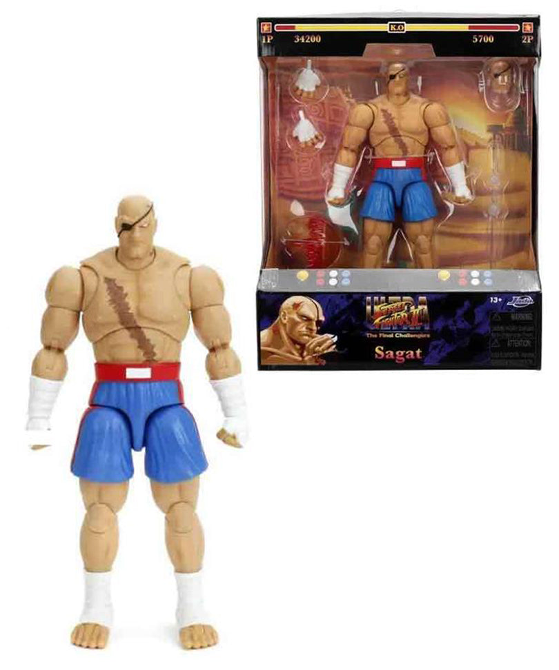 Street Fighter II: Sagat - Action Figure Deluxe in Scala 1:12